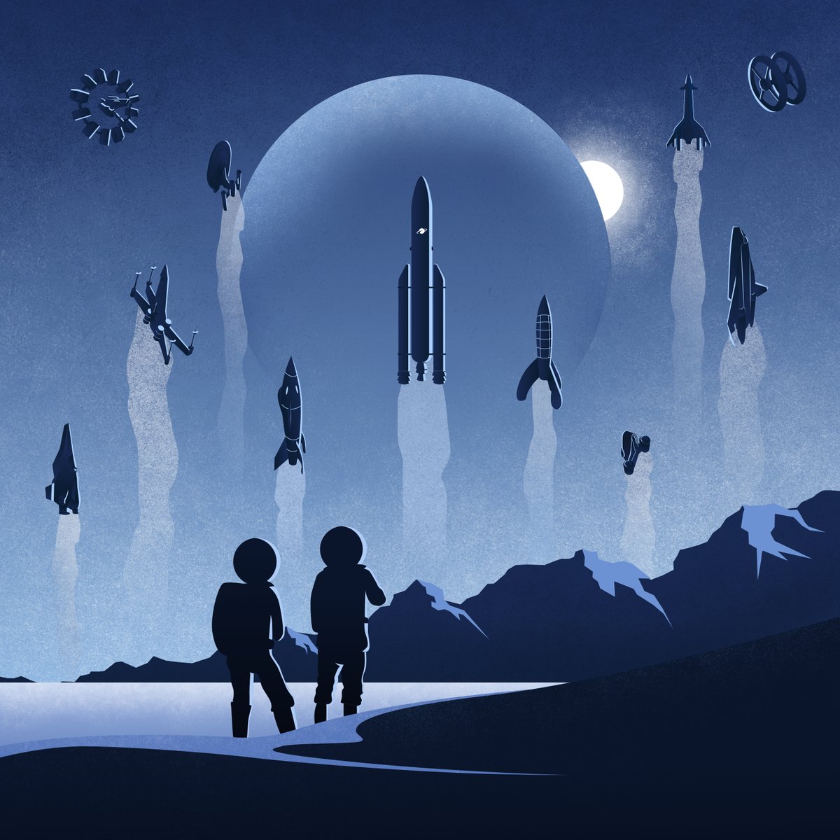 #Ariane5 and other scifi ships