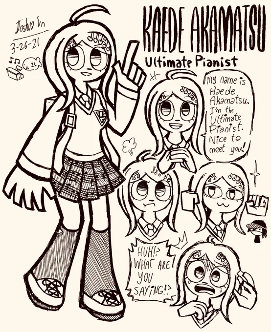 Kaede Akamatsu Doodles
#kaedeakamatsu #danganronpa 