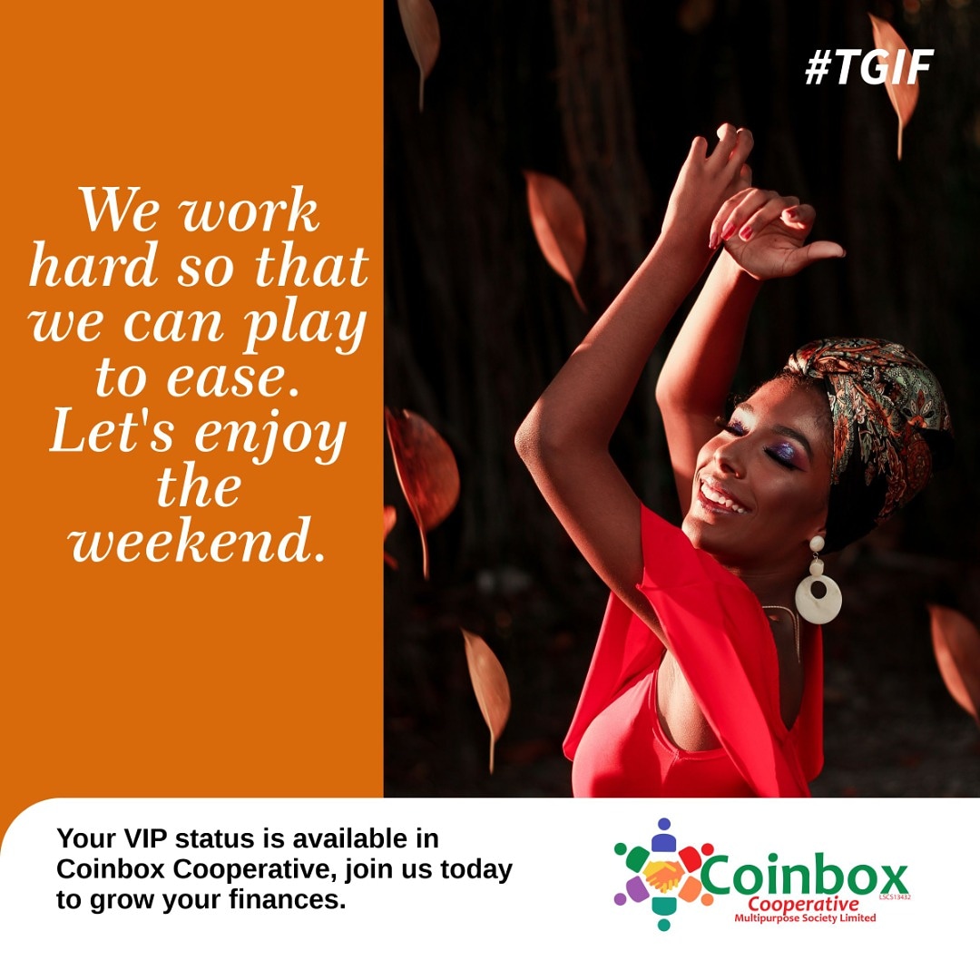 coinbox_coop's tweet photo. We work hard so that we can play to ease. Let's enjoy the weekend.

Your VIP status is available in Coinbox Cooperative, join us today to grow your finances.

#davido #wizkid #fridaymorning #NancyIsime #2Seconds #FrankEdoho https://t.co/u1VyoYF9lg