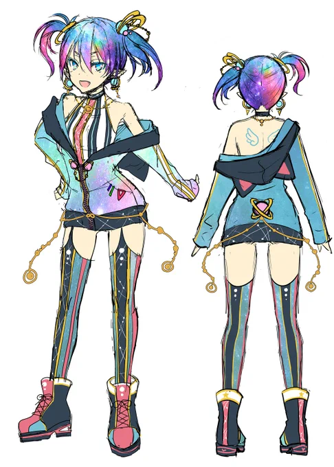 知人が最近vtuberに目覚めて楽しそうなので、触発されて、3年前にインストールしたLive2Dを起動してみた。

が。

試用期間切れで動かぬわ笑

キャラデザだけ貼っとくので、ご興味、ご感想あったらください。
反響あるようなら課金も視野に 👌(・💋・) 