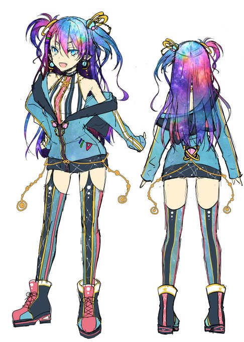 知人が最近vtuberに目覚めて楽しそうなので、触発されて、3年前にインストールしたLive2Dを起動してみた。

が。

試用期間切れで動かぬわ笑

キャラデザだけ貼っとくので、ご興味、ご感想あったらください。
反響あるようなら課金も視野に 👌(・💋・) 