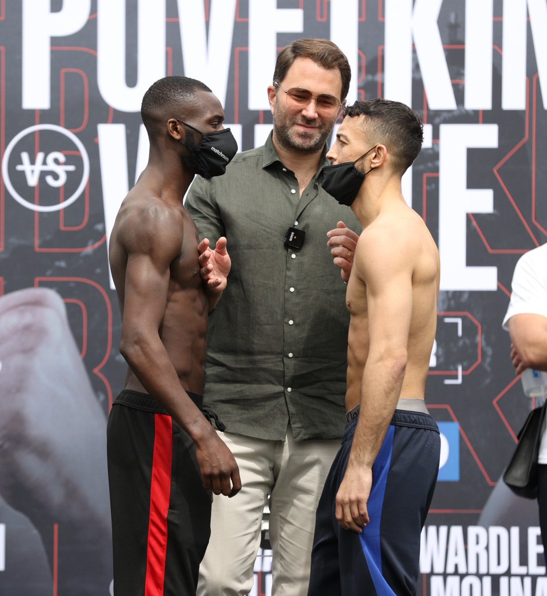 MatchroomBoxing's tweet photo. Someone’s 0 has got to go! 

@2SlickChris 💥 @mikeytheproblem 

#KongoMcKinson #RumbleOnTheRock https://t.co/PnGXolrxqG