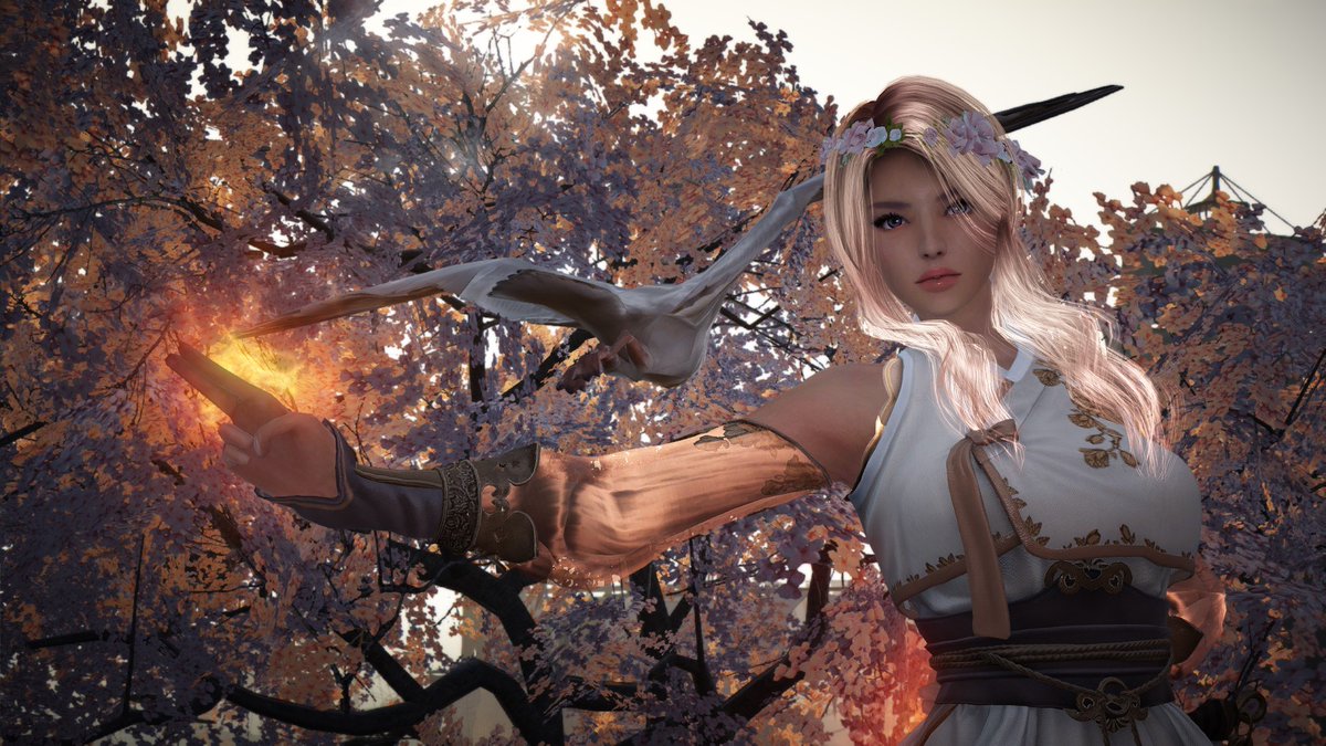 Lia_Liatana's tweet photo. New cherry blossom screenshots are here! I got fotobombed on the first one 🐦🙈 #BlackDesertOnline #bdospring #bdocherryblossom #bdoremastered #bdoLahn https://t.co/PhAKw6aGuD
