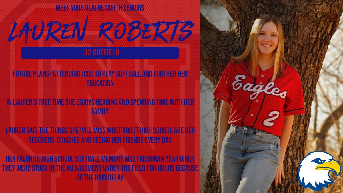 🚨Senior🚨
🥎 #2
💙 Outfield
❤️ Lauren Roberts <a href="/LERoberts03/">lauren roberts</a>