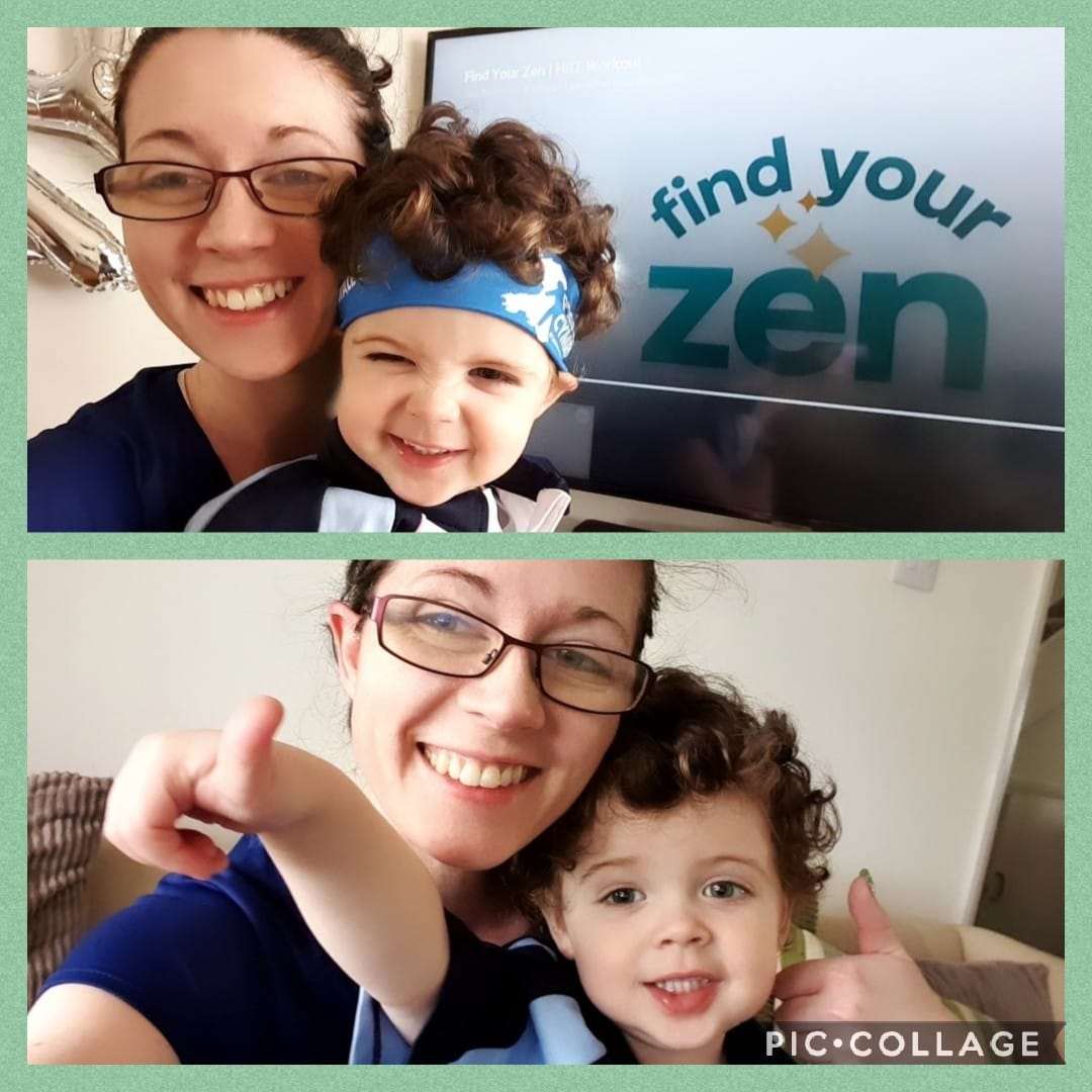 It's Friday and Nat, our Operations Manager, decided to try the Zen Partner 20 minute HIIT workout as part of their #FindYourZen campaign💪🏻 #OurTeam #CompanyCulture