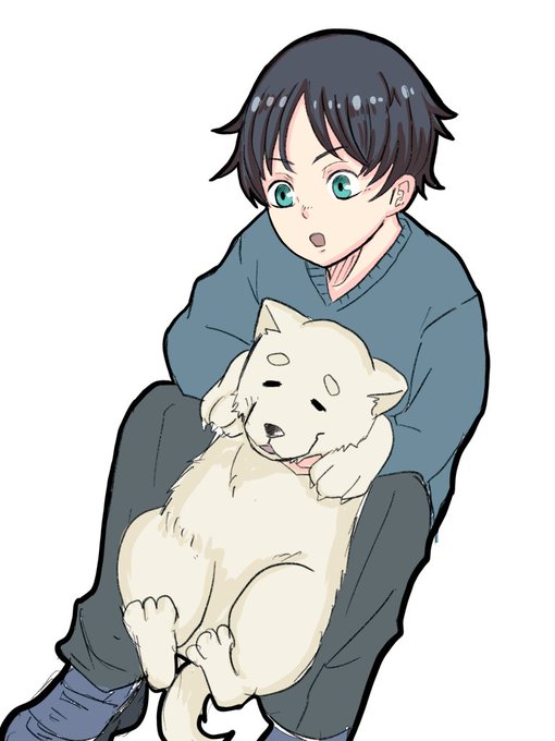 犬と男の子のtwitterイラスト検索結果