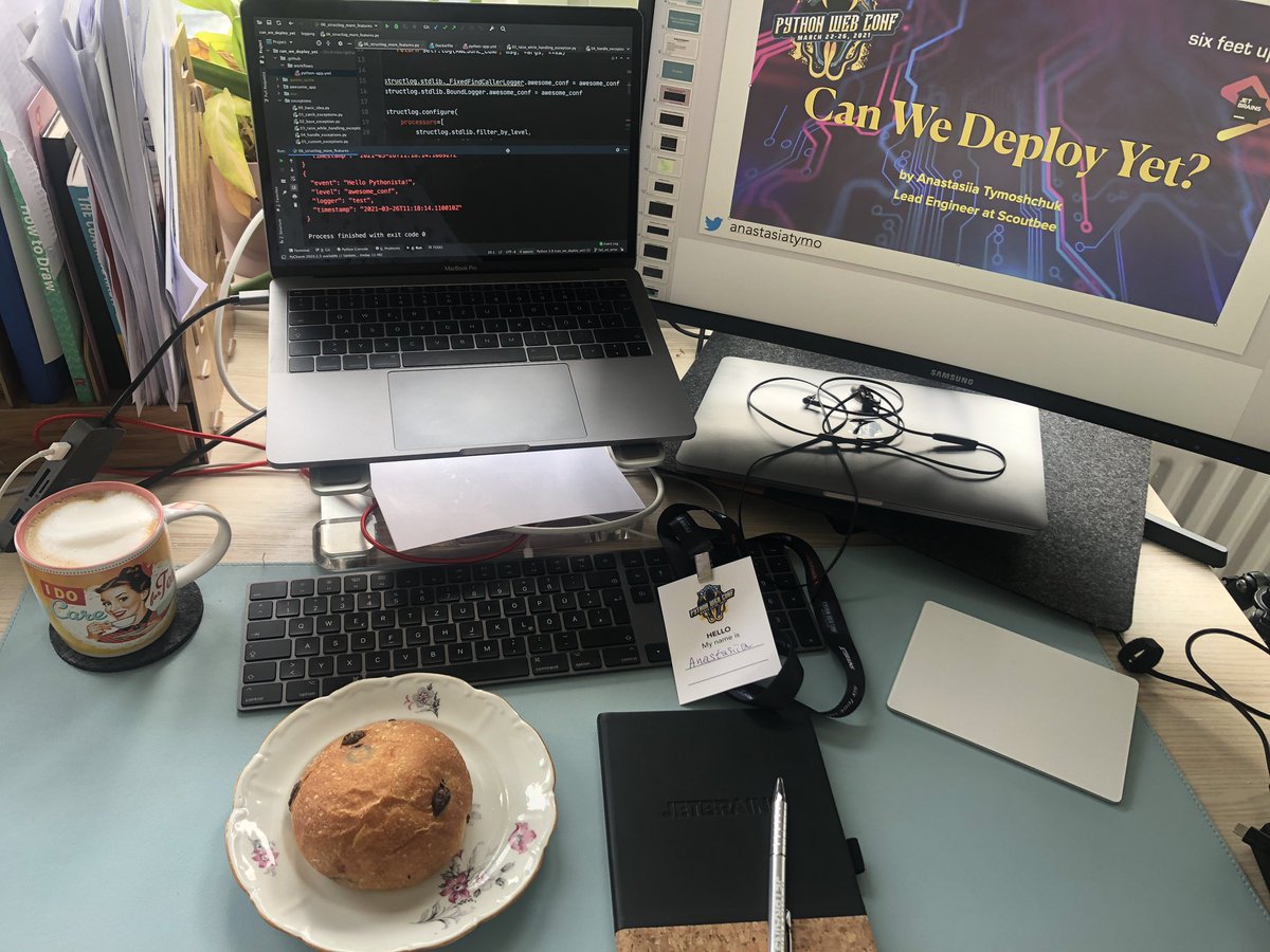 anastasiatymo's tweet image. Getting ready for #PWC2021 Curious what to check in your Python code to deploy into production? Tune in at 16:00 GMT +1 to find out 😉🐍👩💻