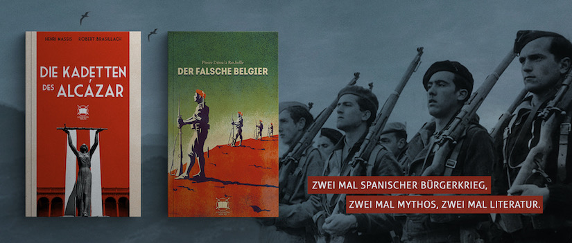 Neue #Podcast-Folge: Spanischer Bürgerkrieg

<a href="/VolkerZierke/">Volker Zierke</a> und <a href="/stein_schreibt/">Philip Stein</a> sprechen über die Literatur des Spanienkriegs – und versuchen sich an einer Einordnung der ihm zugeschriebenen Mythen. #Drieu #Brasillach #VonRechtsGelesen

Hier: podcast.jungeuropa.de/von-rechts-gel…