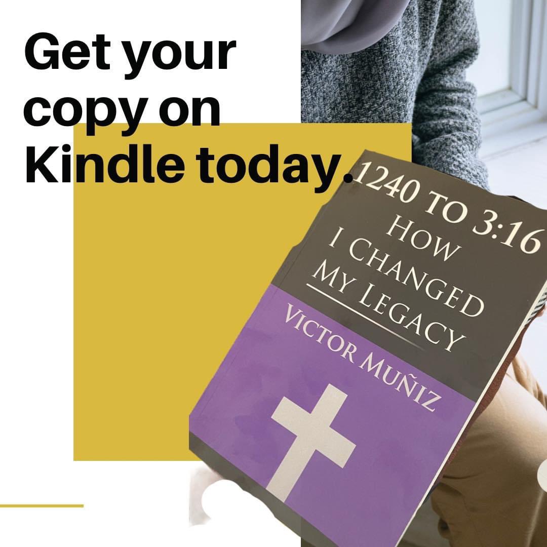 Don’t miss out! #author #authorsofinstagram #christianauthors #christianauthorsofinstagram #bookstagram #bookofthemonth #prisonministry #prisonministries #1240to316 #howichangedmylegacy #amazon #realtalkwithvictor #likeandshare #readandreview #ministers #minister #jesus