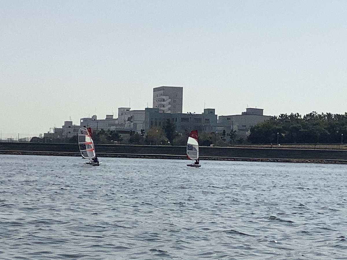 otarusailing's tweet photo. 2021シーズンが始まりました。西宮のオープンスキフジャパンカップに参加しています。上位に入れば2021世界選手権日本代表資格が得られます。選手の応援よろしくお願いします❗ https://t.co/DT79pyAWDb