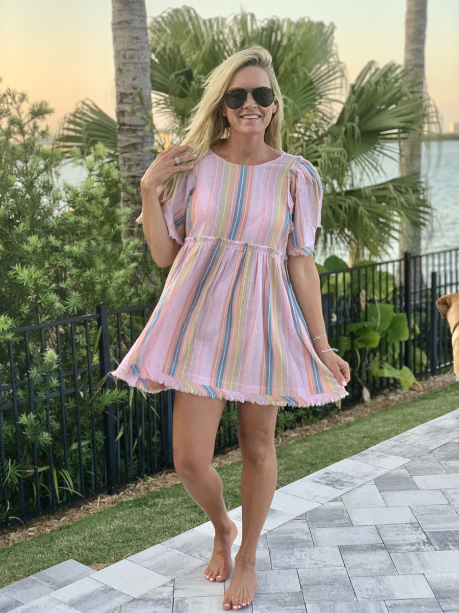 lavendarbtq's tweet photo. The perfect Easter 🐣 dress from @ShowMeYourMumu 🌴 Brooks babydoll mini dress on @SherryPollex is everything our pastel dreams are made of! https://t.co/e7KKxcSHXB. #shoplocal https://t.co/n1IzrRXaZA