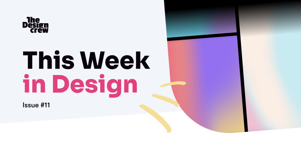 🌟This Week in Design #11 🌟

Ça y'est c'est vendredi ! Et comme chaque vendredi on vous partage les nouvelles qui ont attisé notre curiosité dans le monde du design. 

Bon weekend 🙌