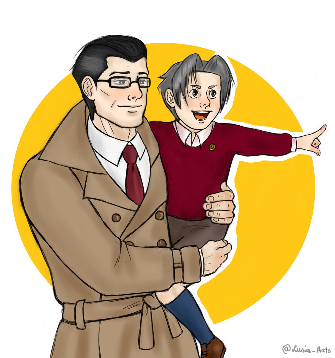 Lusia_Arts's tweet image. Objection, Your Honor! The defense has a proof!
#milesedgeworth #gregoryedgeworth