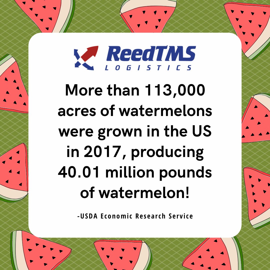 Our HQ office in Tampa is ready for melons, are you? #ReedTMS #FFF #logistics #trucking #transportation #supplychain #shipping #produce #3pl