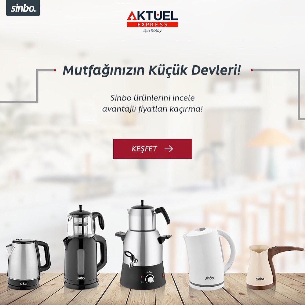 Mutfağınızın küçük devleri! 

#sinbo #kahvemakinesi #çaycı #işinkolay #hızlıteslimat