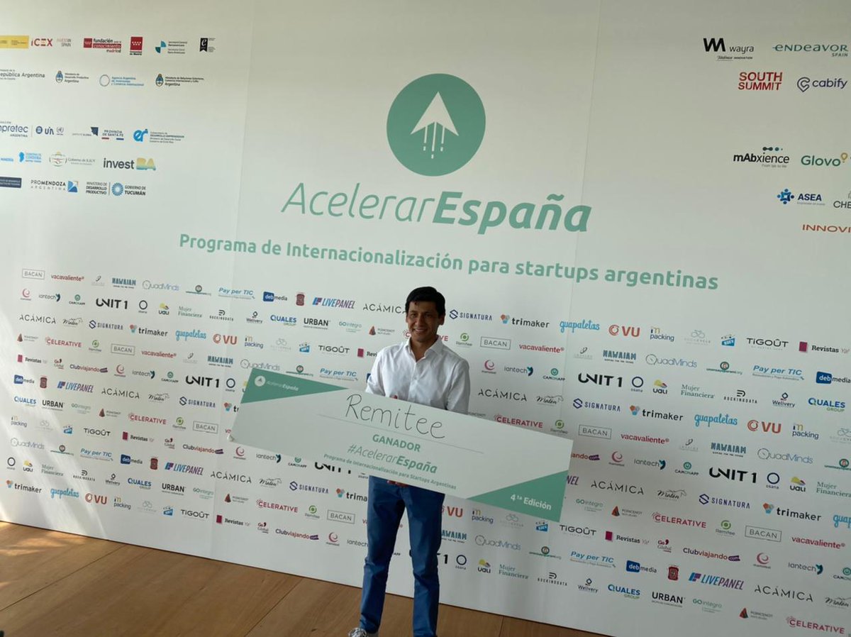 Enorme mi amigo <a href="/ssaravia04/">Sergio Saravia</a>  Ganador en @_CEAES ! Enfocado en mejorar la vida de los inmigrantes, solucionando un problema concreto!