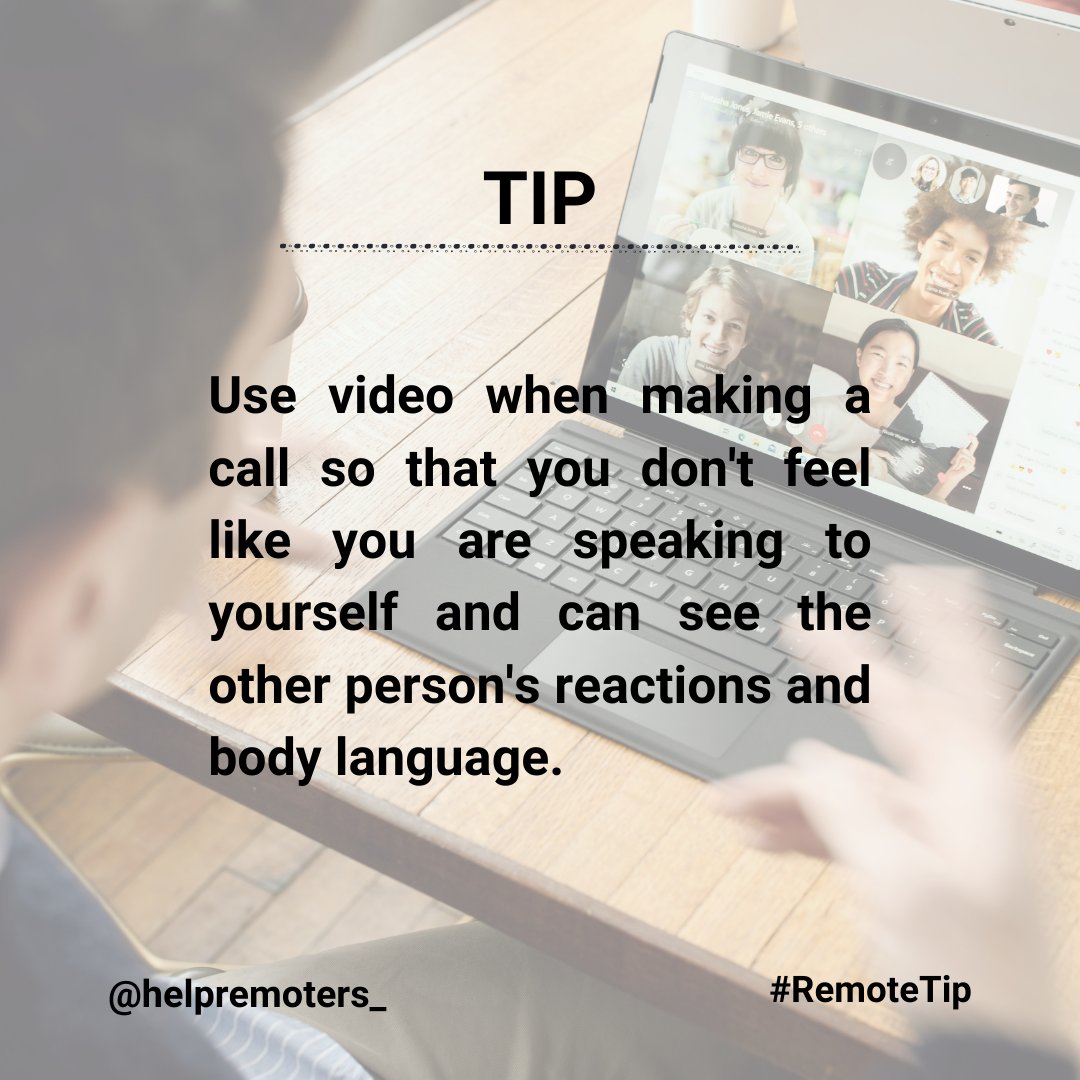 helpremoters's tweet photo. #RemoteTip! 📹 https://t.co/O0wohIRrKW