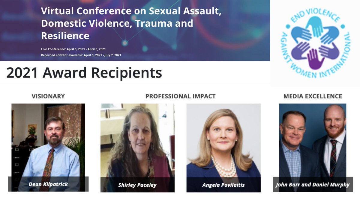 dvsn_connects's tweet photo. Congrats to the 2021 #EVAWI award recipients, including the speaker from DVSN's 2020 #CandlelightVigil - Dan Murphy! #StartByBelieving
More info on the awards: https://t.co/SAMyy0eRbP
Watch a recording of Dan speaking at the vigil: https://t.co/ct4wXjGahz https://t.co/SccblkMLwm