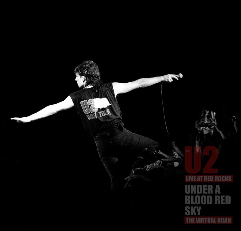 U2History's tweet photo. Think this sums up the night perfectly. @U2 #U2RedRocks #U2thevirtualroad https://t.co/TX83cRyjx5