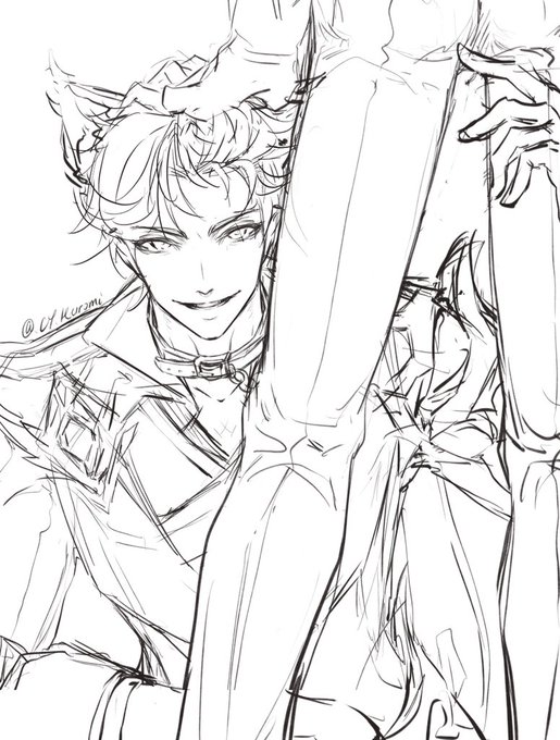 _(:з」∠)_happy sketching 