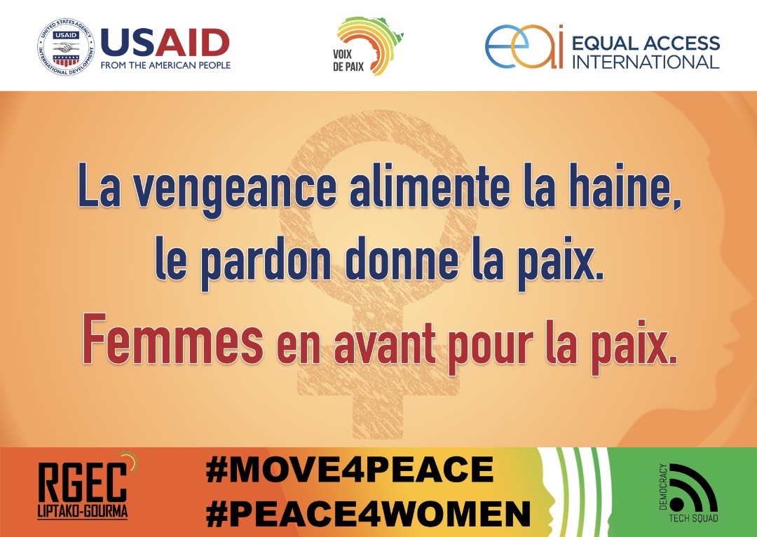 EqualAccessMali's tweet photo. Disons #Non à la vengeance #oui à la #reconciliation 
@DGroupement @DemocracySquad https://t.co/2pRmWWaqTB