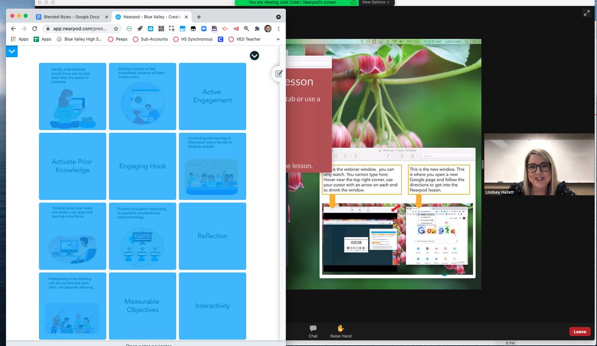 bmos's tweet photo. While participating in a training about @nearpod , a rad idea was to leverage the matching pairs activity as the bell work. Just get started with the learning! Love it. @BV_Hallett @Julie_Cobb for leading us! #BVBlendED https://t.co/yAy1JLxM96