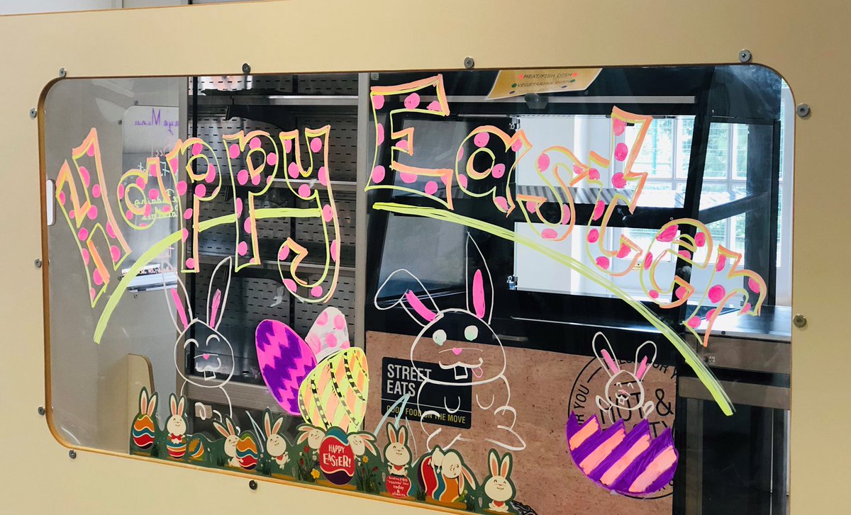 STAHS's tweet photo. Happy Easter and a big thank you to all STAHS staff who have put in a monumental effort this term. An eggcellent display from @STAHSCatering as always! https://t.co/LsnEodF794