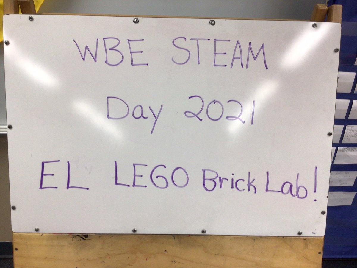 WBE_ELL's tweet photo. Ready for WBE STEAM Day with my EL students! LEGO Brick Lab and LOTS of hand sanitizer! #CPSELbest #cpsbest @WestBlvdElem https://t.co/fH6xYttvCL