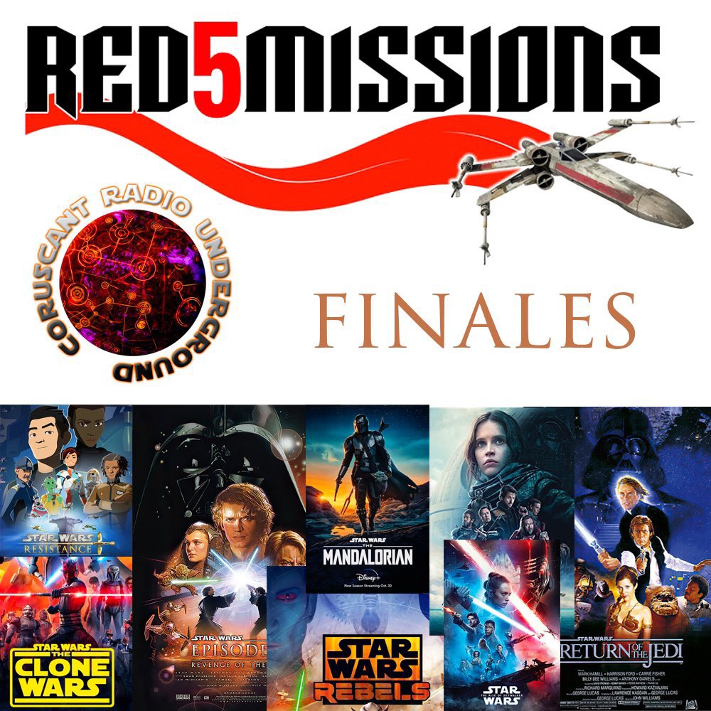 Red5Network's tweet photo. EP53 - #Red5Mission: Finales Pt 1 Join @SWations &amp; @CRU_Podcast delving into the emotions &amp; story impacts of the finales in the #StarWars saga! Check out their feed soon for Part 2!

#WeAreRed5 #Red5Family

https://t.co/mpxJZaxNU9
https://t.co/JJ8dttLl5F
https://t.co/NdZuebM7QV https://t.co/f7PbCNQ7zJ