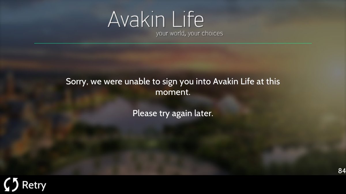 LauraChris111's tweet photo. 84% loading and unavailable to log in... @AvakinOfficial please help 🙏🏼 https://t.co/p29xoiaR4L