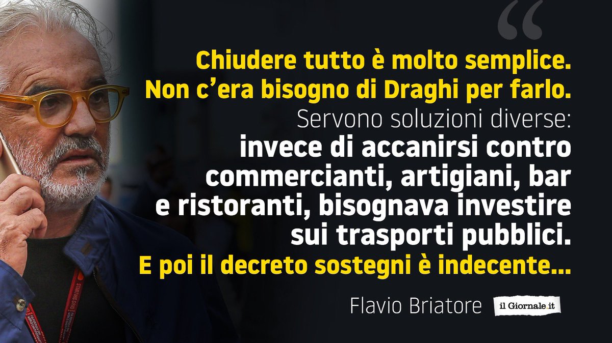 GiorgiaMeloni's tweet photo. Grazie a Flavio Briatore per queste parole di puro buonsenso che rimarcano quanto @FratellidItalia continua a dire da tempo… https://t.co/u8R29KgfR6
