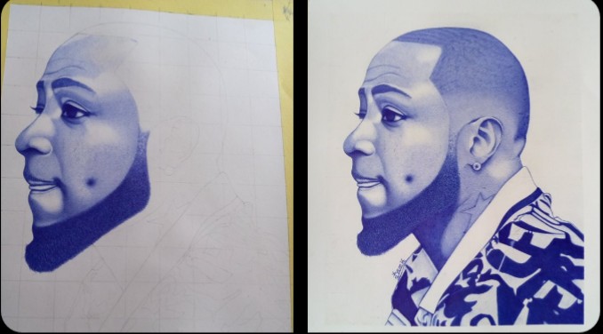 samy_penartz's tweet photo. @davido @IAmENISA Please kindly retweet my pen art @davido till it reaches him https://t.co/4qz1IZ4Ak8