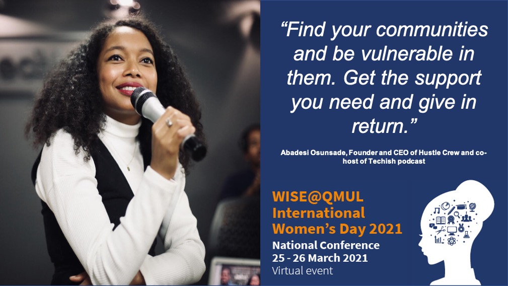 WISEQMUL's tweet photo. Highlights from Day2

Valuable advice from our keynote speaker @Abadesi: "Eliminate the haters. Actively weed out negative energy. Focus on the fans."

#WISEcan #WISEQMUL2021 #ChooseToChallenge https://t.co/ART47GMmmN