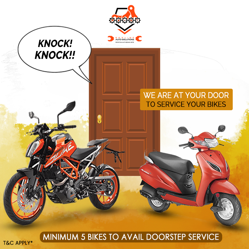 skylineautopune's tweet photo. Our aim is to continually provide good quality service and convenience to our Customers. Skyline Auto Solutions is now providing Doorstep Bike Detailing services.

Contact at 9766611155/8378969196

#SkylineAutoSolutions #bikerestoration #bikeshop #bikeservice #pune #bikedetailing https://t.co/2OZU4E4ycL