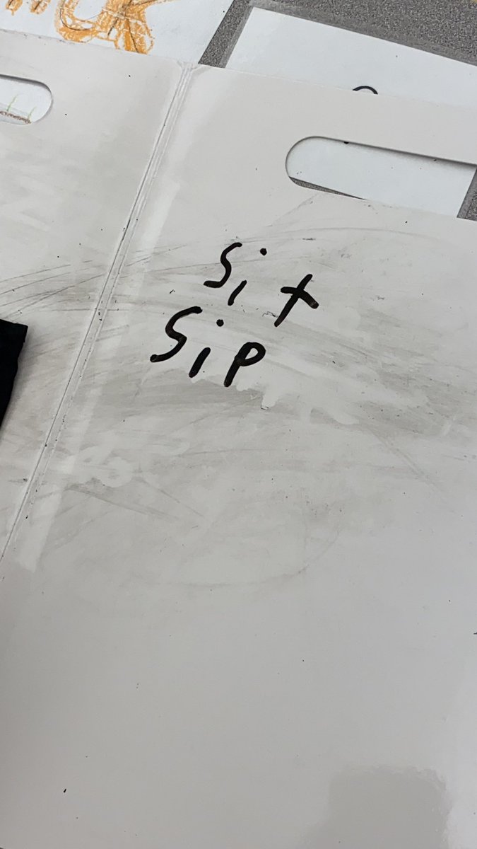 Harrington_AP's tweet photo. Kiddos in KG tapping-out, building and writing words at their seats this morning! #LPSHawks https://t.co/63uAFnPB6S