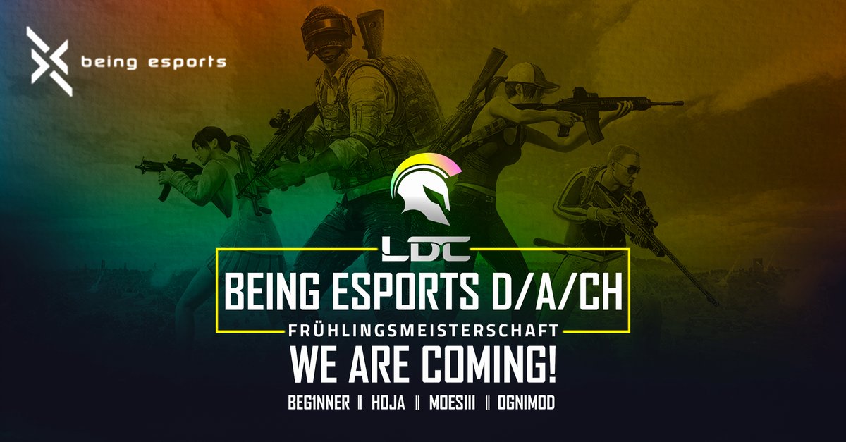 We got invited to mop the floor with the Being Esports Spring Championship players. Come see their funeral between 19.04 - 25.06 on:

twitch.tv/beingesports

<a href="/BeingEsports/">Being Esports</a> 

#Lockdown