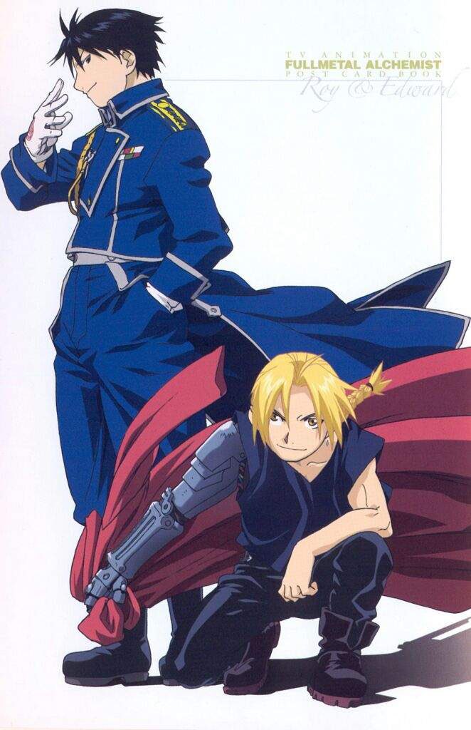 DailyAgeGaps's tweet photo. Today’s first Age Gap ship is Edward Elric x Roy Mustang (Royed) from Fullmetal Alchemist!
(15-18 x 29-30) https://t.co/ndQHMTfU9x