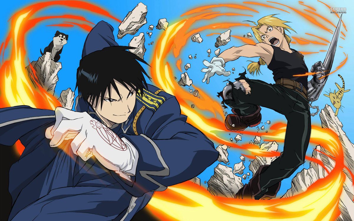 DailyAgeGaps's tweet photo. Today’s first Age Gap ship is Edward Elric x Roy Mustang (Royed) from Fullmetal Alchemist!
(15-18 x 29-30) https://t.co/ndQHMTfU9x