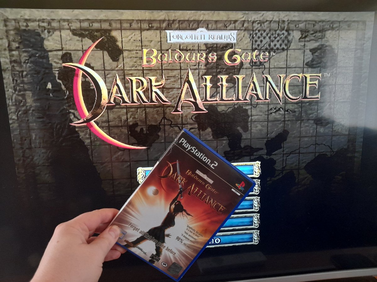 Y2Ps2's tweet photo. Its Friday afternoon, feel like starting something, so here it is Baldur's Gate Dark Alliance on the mighty PlayStation 2. Have a great weekend whatever you're playing folks
#shareyourgames #gamersunite #baldursgate #retrogames https://t.co/bmIVn4VIqP