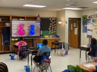 Clydianw's tweet photo. Mrs. Valentine’s class learning about managing emotions.  #selday @PDESRams ! #ncssbethebest #pbis #gapbis #pbisrewards #rethinked @EagerEducator @AmieCumming1 https://t.co/vL8xXXOTIz