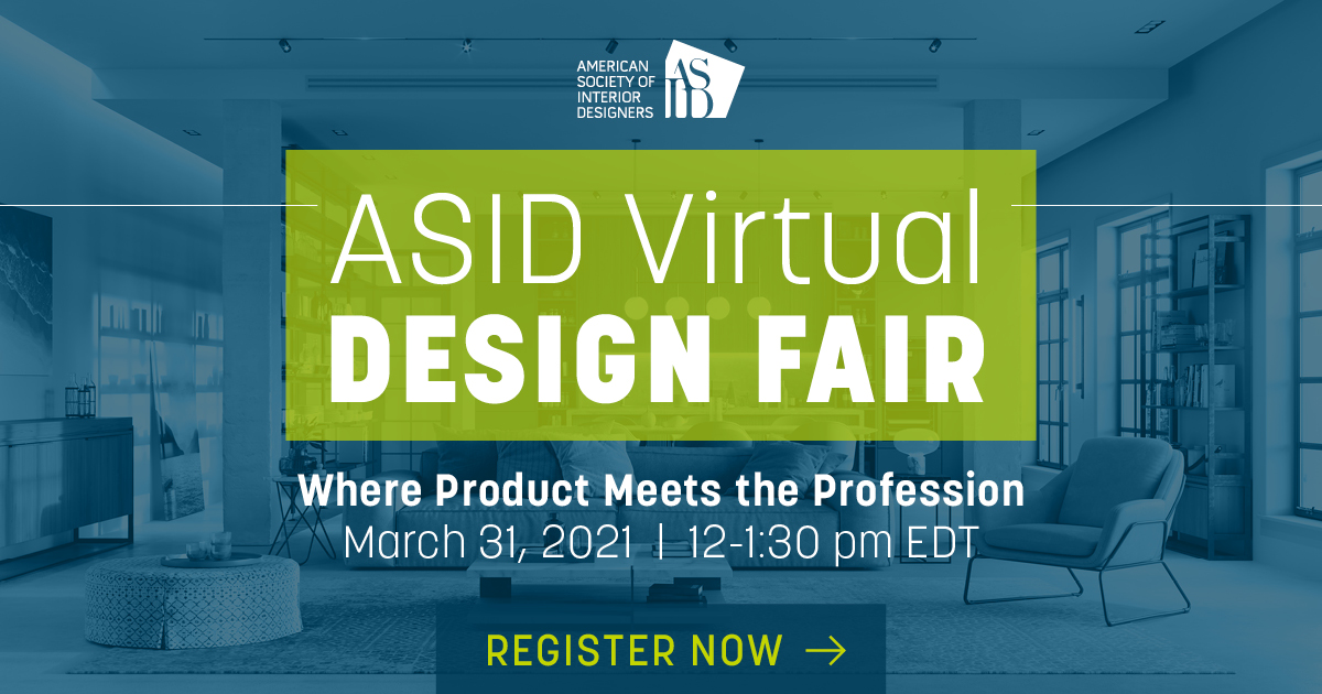 Dauphin is excited to be a part of the <a href="/ASID/">ASID</a> Virtual Design Fair. Join us at 12:00 on March 31st for Matthew Negron's presentation followed by <a href="/roomandboard/">Room & Board Modern Furniture</a> and <a href="/MortarrDesign/">MORTARR</a> presentations. Attendance is free, register here, lnkd.in/ex_pJeS