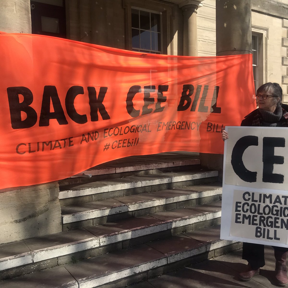 SLunnon1's tweet photo. With @GreenPartyMolly in #Stroud - to protect our heritage, built and natural we need the #CEEBill. Help us make it happen, join the campaign at https://t.co/7roOHRvxkF @CEEbill_NOW https://t.co/5FdCJQ7LPd