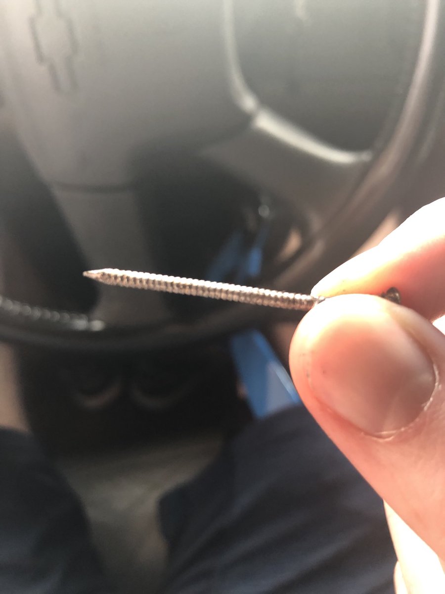 RyanS776's tweet photo. Thank you to the filling station that pulled the nail out of my tire! #rva #LibbieGrove https://t.co/yvtfWFbW5X