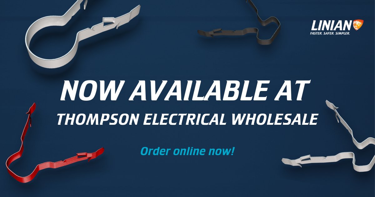 LINIANFireClip's tweet photo. We are delighted to announce that LINIAN products are now available at Thompson Electrical Wholesale @tew_ltd.

Order online now:
https://t.co/Mdfq8pVSsx https://t.co/sOCIRLBau7