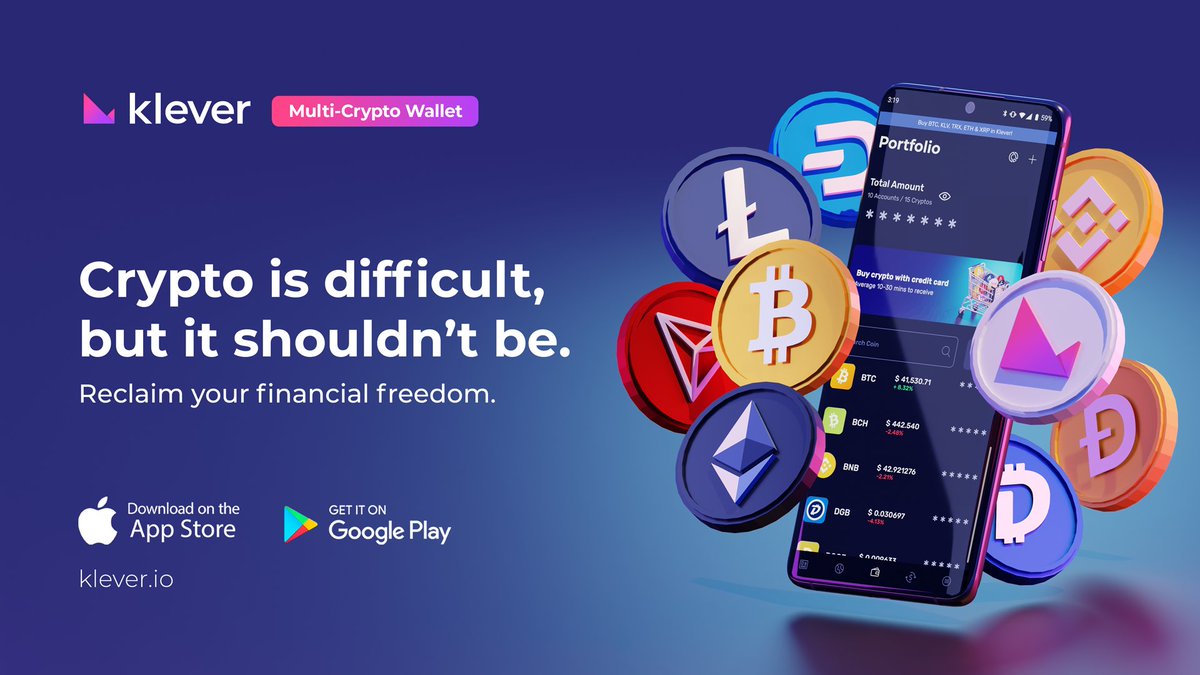 Download #Klever Wallet for Android & iOS by clicking the magic link below:  https://t.co/RCx7tlRIWG 📲