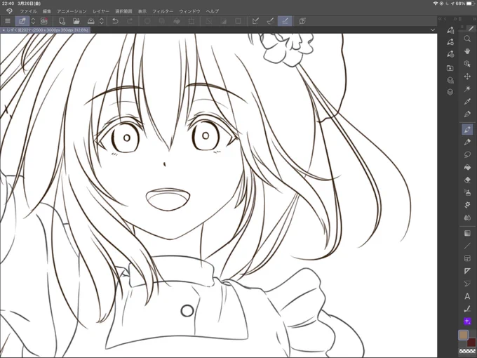とっても良いお顔!!(当人比)

しずく誕まで期間もあるので、丁寧に描いていこうと思います? 