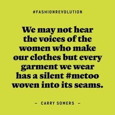 #Sustainability #lovedclotheslast #fashionrevolutionpvd