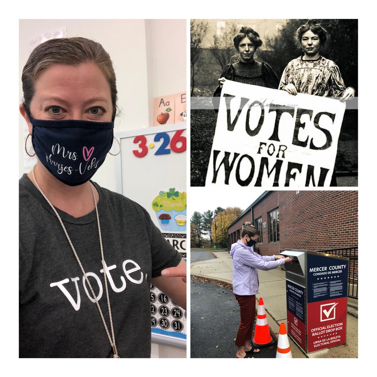 Kym Harjes-Velez (@kymharjes) on Twitter photo It’s #FamousFemaleFriday <a href="/HopewellES/">Hopewell Elementary School</a> in honor of #WomensHistoryMonth & I’m honoring the unnamed & courageous women of the suffragist movement 🗳#votesforwomen <a href="/HESstudentcounc/">HES Student Council</a> Thank you Suffragists! 🤍 It’s #FamousFemaleFriday <a href="/HopewellES/">Hopewell Elementary School</a> in honor of #WomensHistoryMonth & I’m honoring the unnamed & courageous women of the suffragist movement 🗳#votesforwomen <a href="/HESstudentcounc/">HES Student Council</a> Thank you Suffragists! 🤍