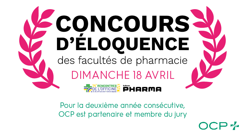 a finale du concours d'éloquence est reportée au dimanche 18 avril ! Encore quelques jours pour envoyer votre vidéo de candidature ! On compte sur vous !  
Pour voir ou revoir les vidéos des finalistes, c'est ici : facebook.com/rencontresdeof…  

<a href="/pharma_anepf/">ANEPF Pharmacie</a> <a href="/RevuePharma/">La Revue Pharma</a> #EloqPharma