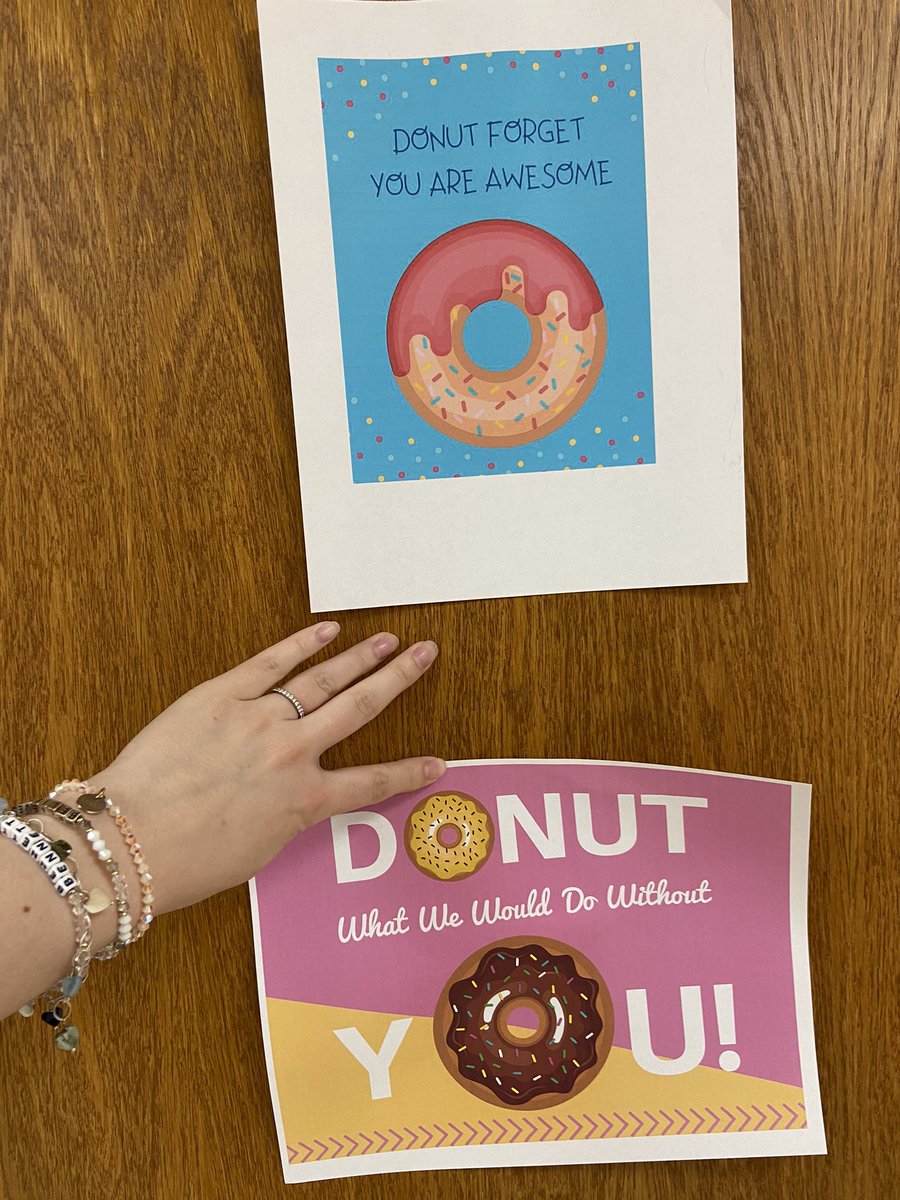 “Donut” you know we couldn’t have a strong #SEL program without the partnership of our amazing <a href="/pta_morgan/">Morgan Elementary School PTA</a>!? Thank you for helping us celebrate #SELday with some treats and reminders of the bonds we all share <a href="/HTSD_Morgan/">Morgan School</a>! <a href="/NewJerseyDOE/">New Jersey Department of Education</a> <a href="/SEL4NJ/">SEL4NJ</a> <a href="/UrbanAssembly/">Urban Assembly</a>